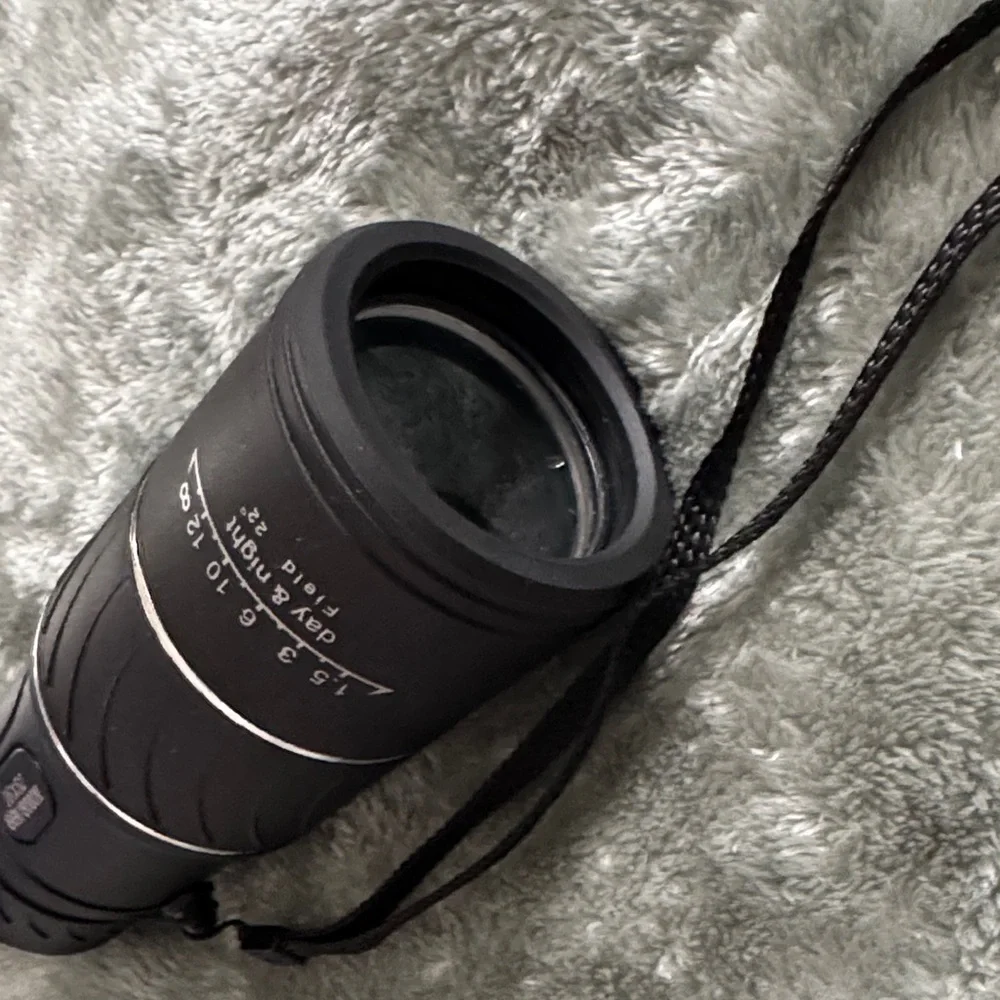 Black Digital Monocular Telescope